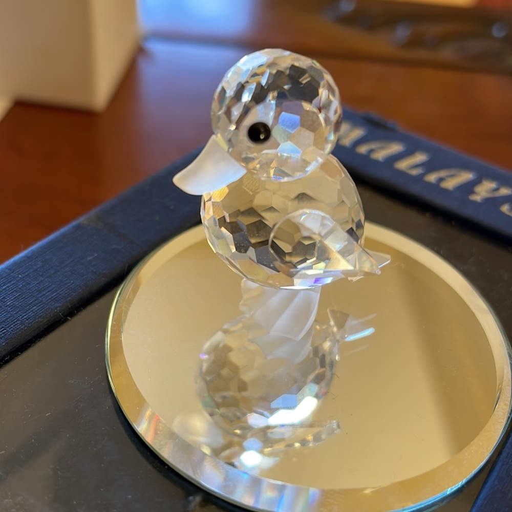 Auth. Swarovski Crystal Miniature Duck Standing - Picture 4 of 4
